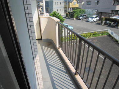 Balcony. Spacious balcony