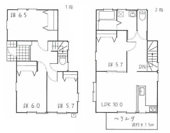 Floor plan. 26 million yen, 4LDK, Land area 100.01 sq m , Building area 85.93 sq m