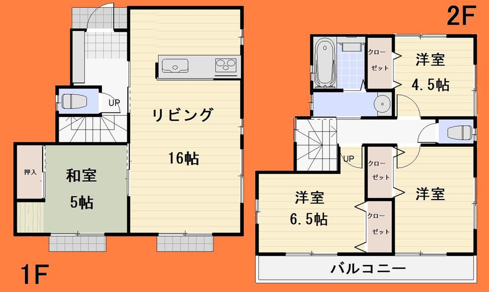 Floor plan. 31,800,000 yen, 4LDK, Land area 115.15 sq m , Building area 89.42 sq m floor plan