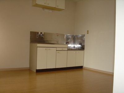 Kitchen. Gas stove 2 burners can be installed