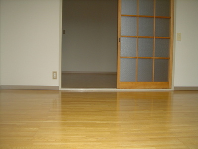 Living and room. Flooring of Western-style
