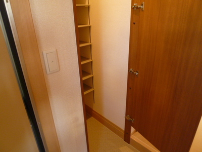 Entrance. Shoes in cloak
