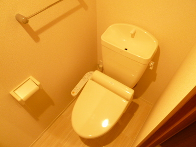 Toilet. Bidet equipped
