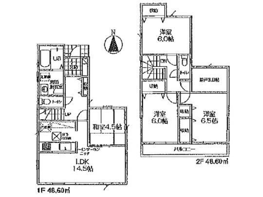 Floor plan. 35,800,000 yen, 4LDK, Land area 121.6 sq m , Building area 97.2 sq m floor plan