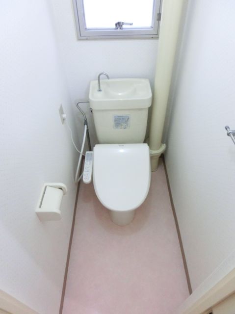Toilet. ☆ It is relatively bright toilet with a small window ☆