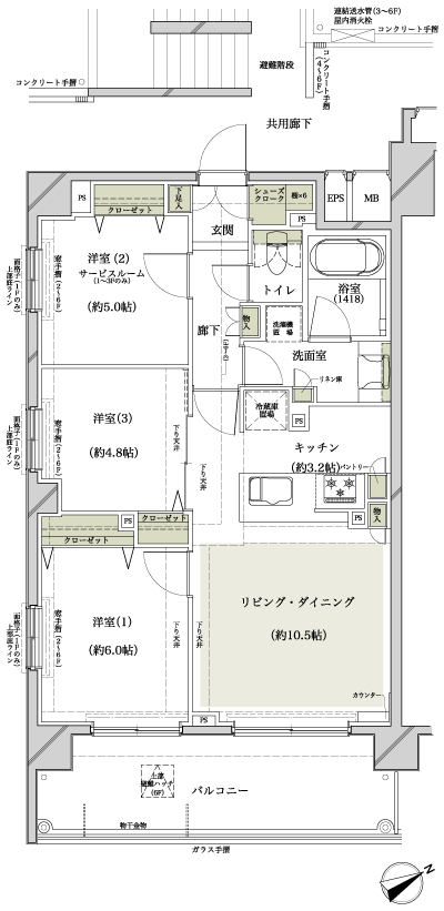 Floor: 3LDK + SC, occupied area: 67.08 sq m, Price: TBD