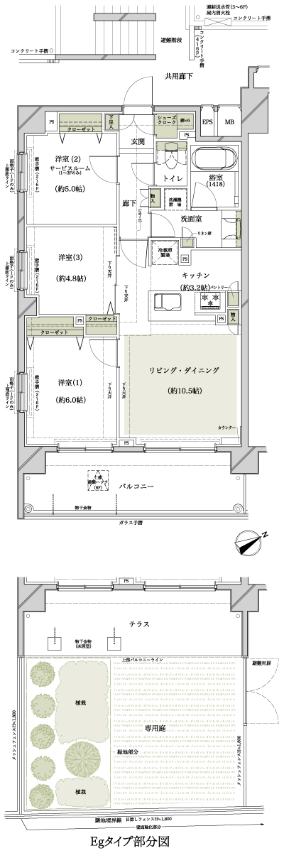 Floor: 2LDK + S + SC, occupied area: 67.08 sq m, Price: TBD