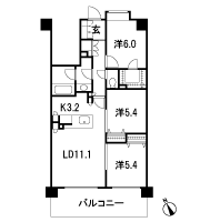 Floor: 3LDK + WIC, the area occupied: 71.2 sq m, Price: TBD