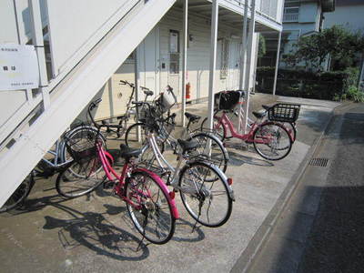 Other common areas. Place for storing bicycles