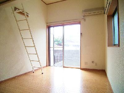 Living and room. Interior of the high-ceilinged flooring