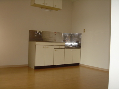 Kitchen. Gas stove 2 burners can be installed