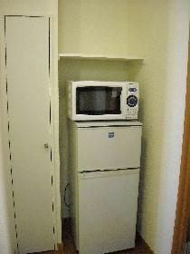 Other. Shoe box, microwave, Fridge