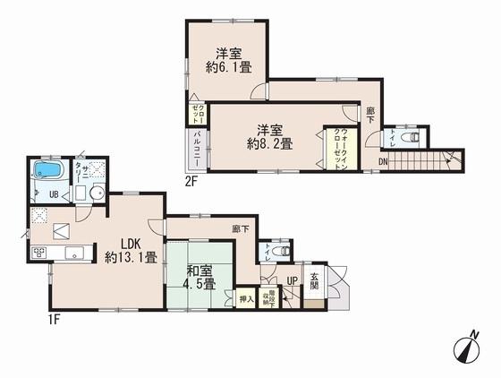Floor plan. 23.8 million yen, 3LDK, Land area 120.41 sq m , Building area 85.28 sq m floor plan