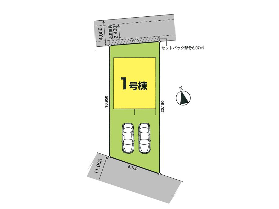 Compartment figure. 35,800,000 yen, 4LDK, Land area 148.58 sq m , Building area 97.8 sq m