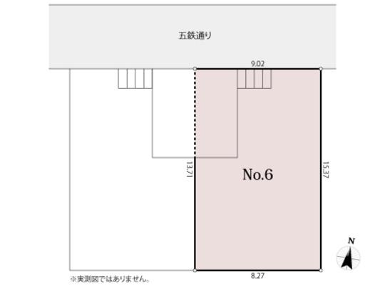 Compartment figure. Land price 23.8 million yen, Land area 117 sq m compartment view