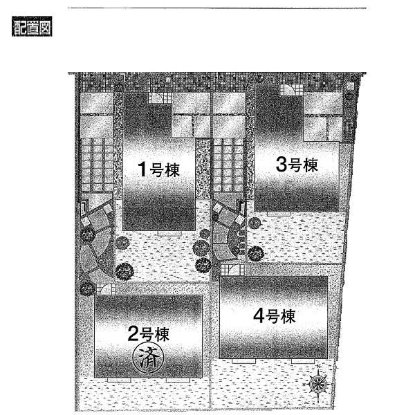 Compartment figure. 34,800,000 yen, 4LDK, Land area 121.6 sq m , Building area 97.2 sq m