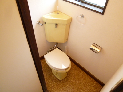 Toilet. ☆ Clean toilets with a small window ☆