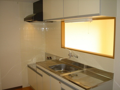 Kitchen. There is a kitchen shelf cupboard!