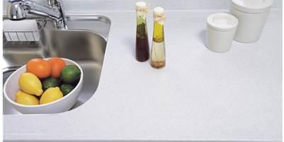 Same specifications photo (kitchen). Top plate of the artificial marble