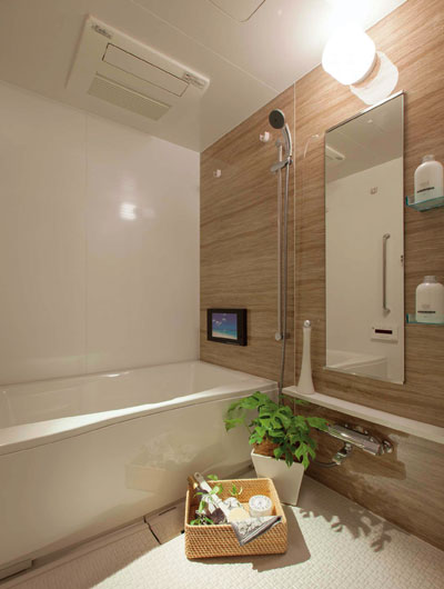 Bathing-wash room.  [Bathroom immerse yourself in the peace and relax] Relaxation space is also sticking to the facilities heal tired, Also easy day-to-day care.