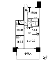 Floor: 3LDK, occupied area: 58.57 sq m, Price: 29,780,000 yen, now on sale