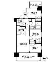 Floor: 3LDK, occupied area: 64.13 sq m, Price: 37,200,000 yen ・ 37,800,000 yen, now on sale