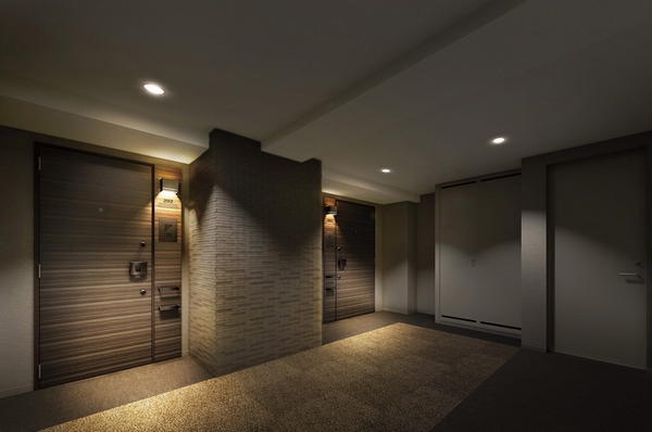 Protect the privacy of, Hotel-like inner hallway also adopt design (Rendering)