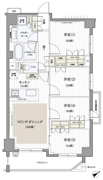 Floor: 4LDK, occupied area: 73.63 sq m, Price: 41,700,000 yen, now on sale