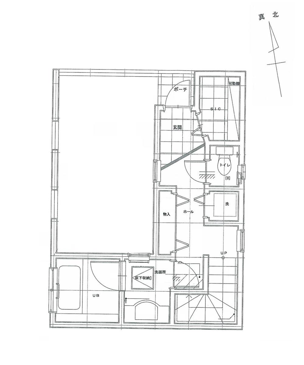 Floor plan. 38 million yen, 4LDK, Land area 46.79 sq m , Building area 81.36 sq m   [First floor Floor Plan] Excellent storage capacity of a walk-in shoe closet is attractive!