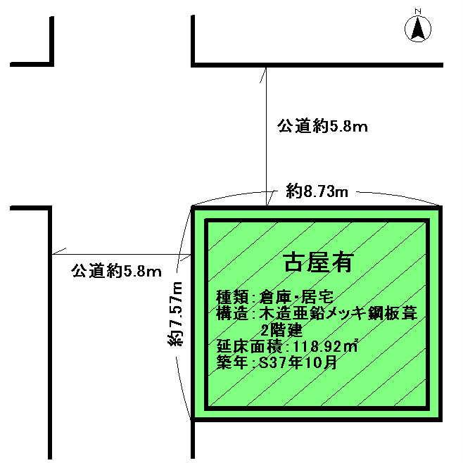 Compartment figure. Land price 29,800,000 yen, Land area 66.12 sq m