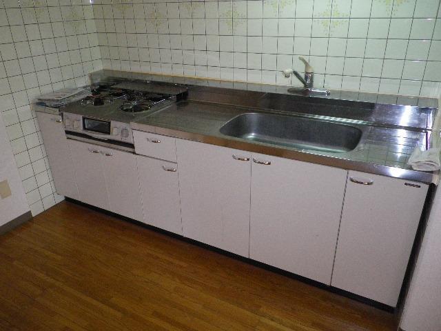 Kitchen. Gas two-burner installation Allowed