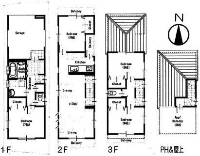 Floor plan. 46,800,000 yen, 4LDK, Land area 67.5 sq m , Building area 111.37 sq m