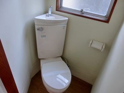 Toilet. Toilet with a window