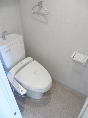 Toilet. Toilet that is clean with a bidet