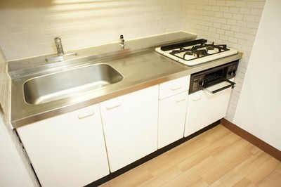 Kitchen. Two-burner grill with a system Kitchen