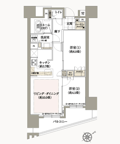 Floor: 2LDK + SIC, the occupied area: 55.31 sq m, Price: 33,900,000 yen, now on sale