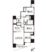 Floor: 3LDK + SIC, the occupied area: 67.05 sq m, Price: 45,400,000 yen ・ 47,300,000 yen, now on sale