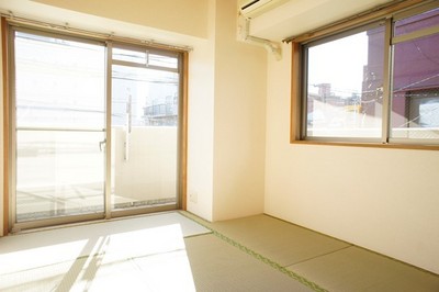 Living and room. Japanese-style room 6 Pledge of two-sided lighting