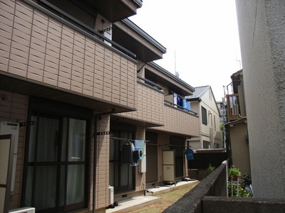 Building appearance. It is the outer wall of the fashionable block tone.