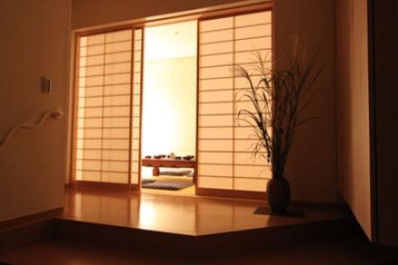 Rendering (introspection). Example of construction. The dirt floor, Is an intermediate location that connects the outdoor and indoor. Even while maintaining a pleasant sense of distance, Was taking advantage of the characteristics of the dirt floor itself connecting soft.