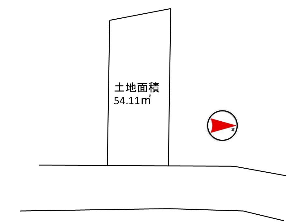 Compartment figure. Land price 23,900,000 yen, Land area 54.11 sq m