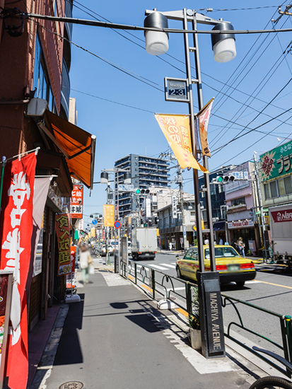 Surrounding environment. Shopping street lined with about 135 stores in about 520m along the tail Takebashi as "town and Avenue / About 10m ・ 1 minute walk (photo) "is convenient located in the familiar.