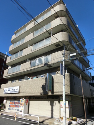 Building appearance. Nippori Station is a 10-minute walk away