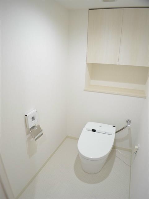 Toilet. Toilet space with a breadth