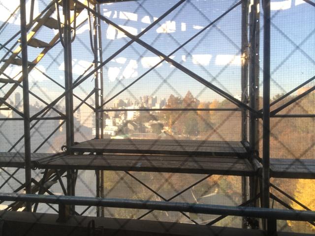 View photos from the dwelling unit. View from the site (December 2013) Shooting