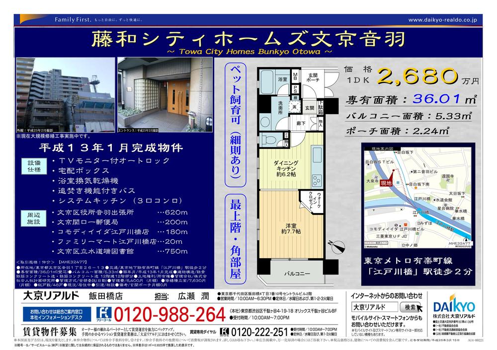 Entrance. Advertising inserts drawings