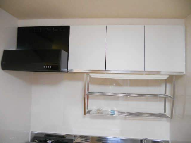 Kitchen. Exhaust Fan, Hanging cupboard