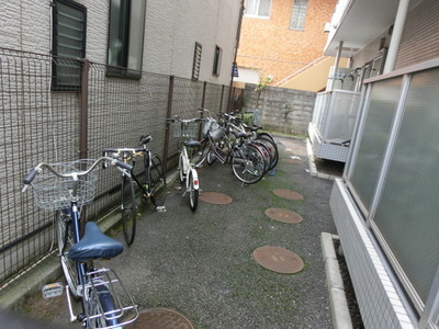 Other common areas. Bicycle parking space