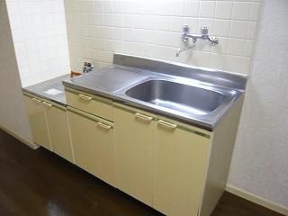 Kitchen. Separate photo  ☆ Two-burner gas stove can be installed, Cutting board space reserved ☆ 