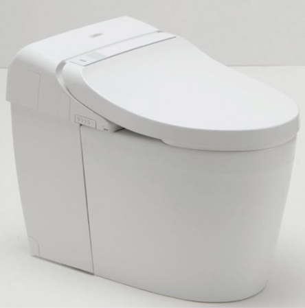 Toilet.  [Washlet-integrated toilet] The company conventional toilet a toilet flushing water (13L / Achieve a water saving of about 70% compared to the times). further, Adoption dirt our easy-to-clean difficult to regard the "borderless shape".  ※ Trial calculation conditions: the company compared with the conventional products. Family four people (two men, 2 women) large once / Day ・ Man, Small 3 times / Day ・ Man